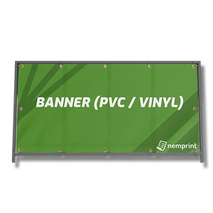 Bannere i PVC / Mesh (hul banner) til stillads