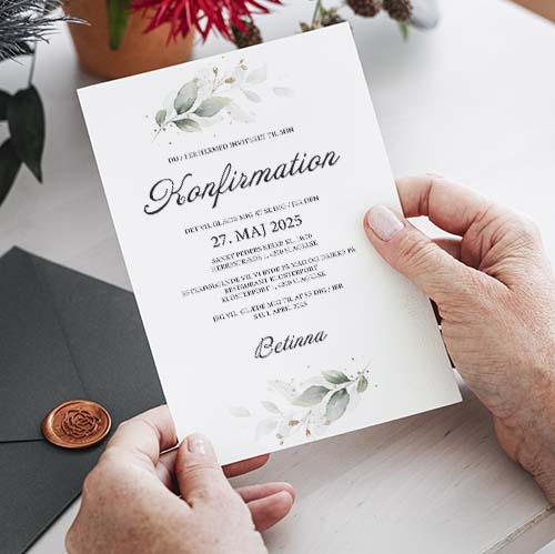 Print af invitationer